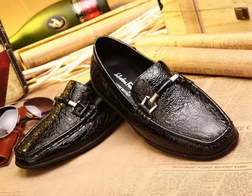 Salvatore Ferragamo Business Casual Men Shoes--011